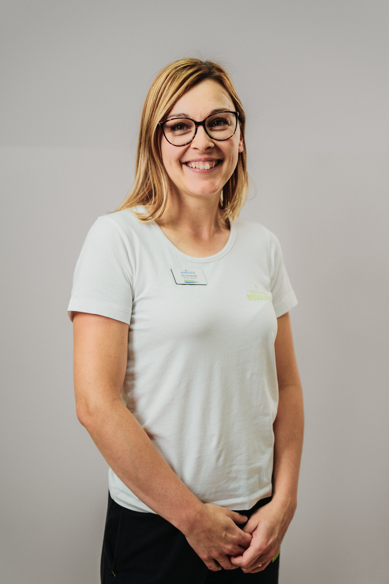 Nina, fizioterapevtka iz ekipe Fizioterapija Rudolfovo Novo mesto