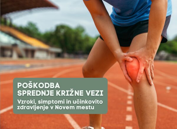 Poškodba sprednje križne vezi pri športnici - opis simptomov, vzrokov in učinkovitega okrevanja v Fizioterapiji Rudolfovo Novo mesto